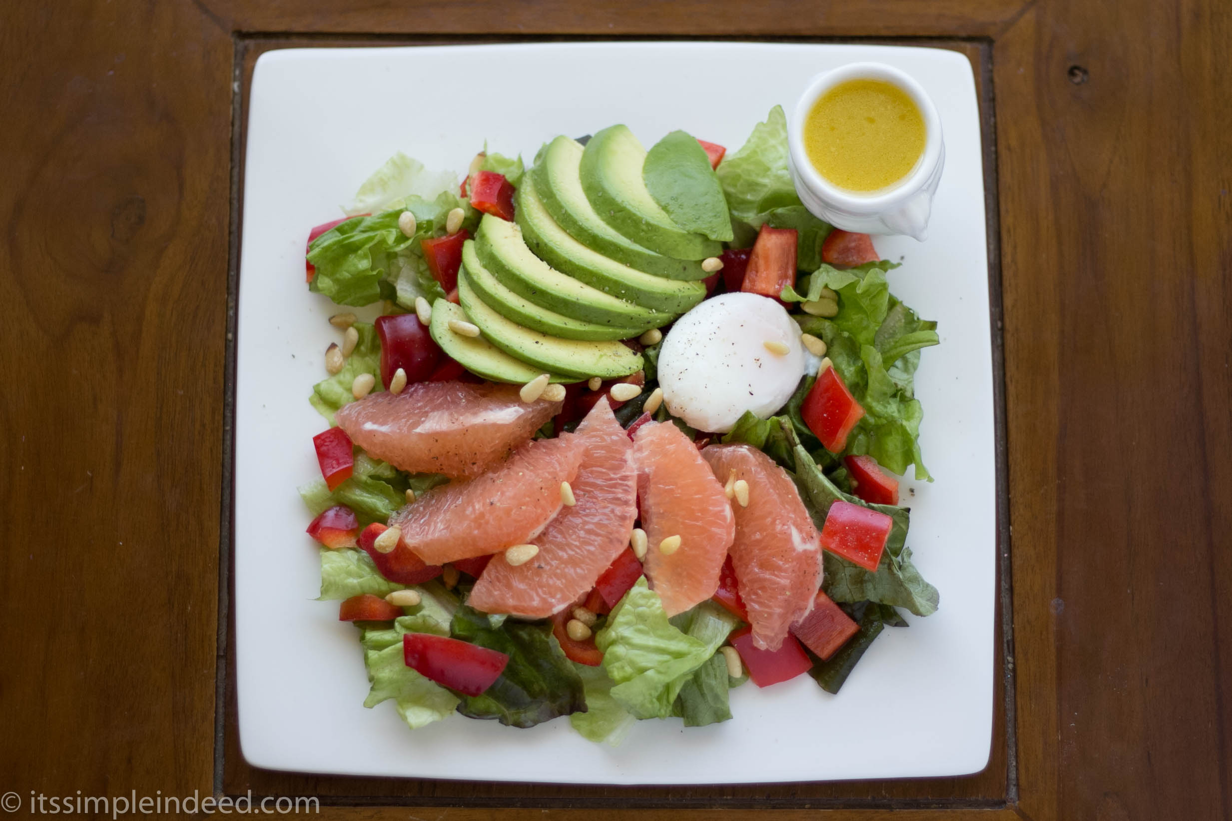 Summer Grapefruit Salad - Simple Indeed