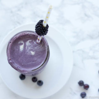 dark berry milkshake