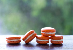 orange macarons