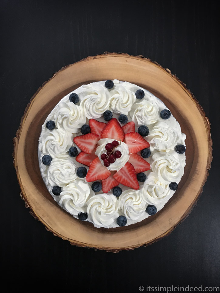 New year's eve trifle cake - Simple Indeed