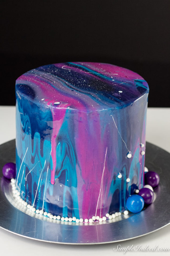 How to make a galaxy mirror cake and perks of being an amateur baker ...