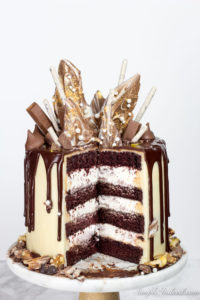 Chocolate drip cake